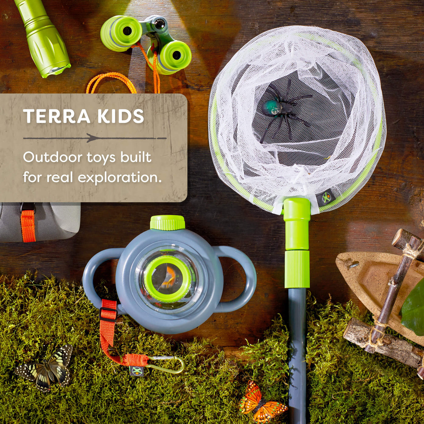 Terra Kids - Scoop Net with Adjustable Handle